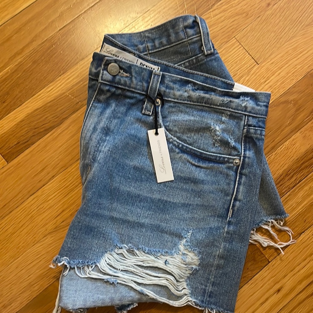 Brand new denim shorts